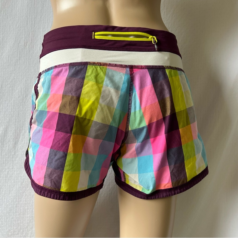 Colorful Women's Checkered Shorts